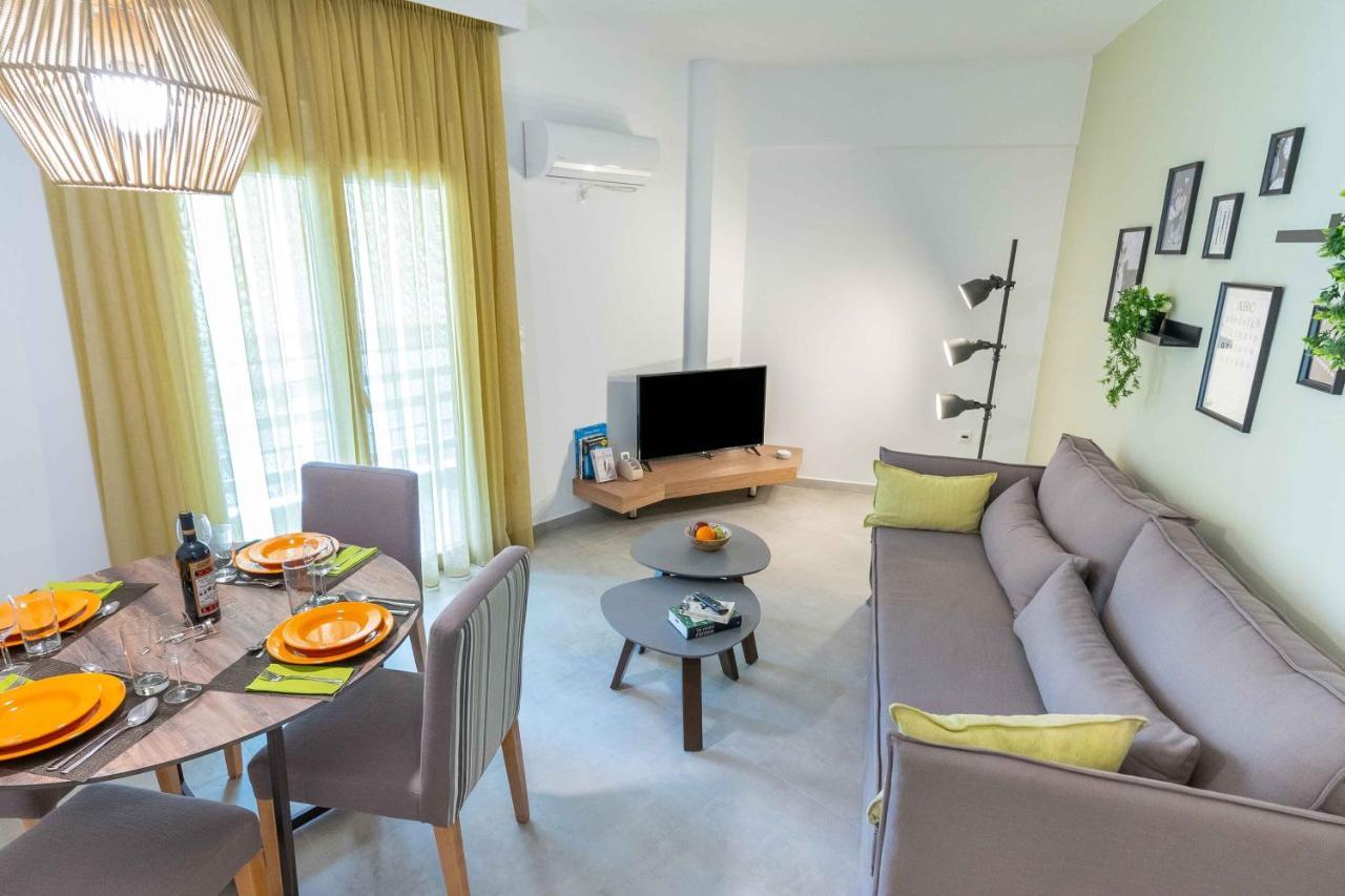 Suites 05-06 - Smart Cozy Suites - Large 2 Bedroom, Near Athens And Metro Kültér fotó