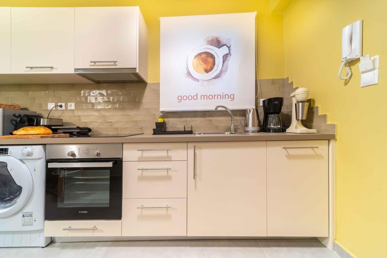 Suites 05-06 - Smart Cozy Suites - Large 2 Bedroom, Near Athens And Metro Kültér fotó