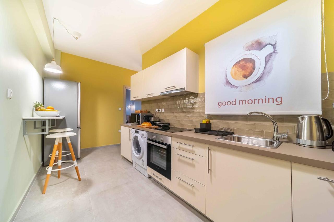 Suites 05-06 - Smart Cozy Suites - Large 2 Bedroom, Near Athens And Metro Kültér fotó